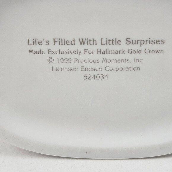 Precious Moments Figurine Lifes Filled With Little Surprises 1999 Enesco 524034 - Picture 3 of 10